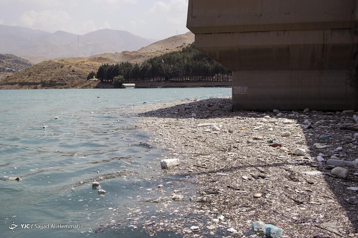 2 هزارتن زباله پشت سد های تهران! ، آیا کیفیت آب شرب مطلوب است؟