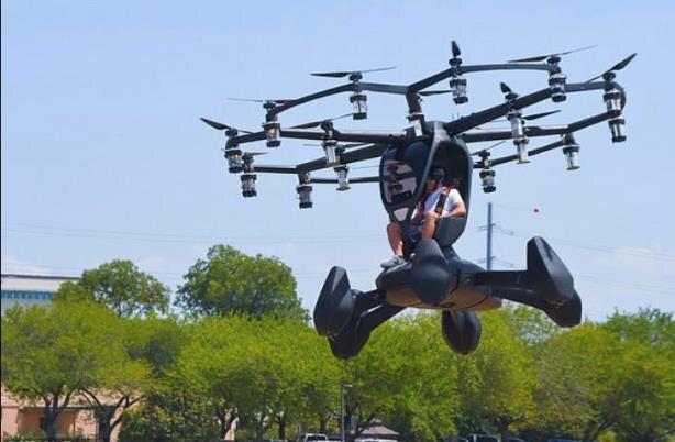 خودرو پرنده با 18 پروانه آزمایش شد