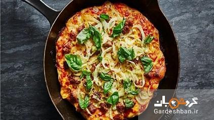 طرز تهیه پیتزا مخصوص با تابه