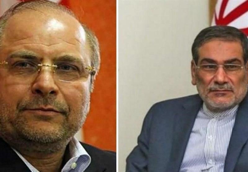 قدردانی شمخانی از حضور رئیس مجلس شورای اسلامی در میان مردم قدردانی شمخانی از حضور رئیس مجلس شورای اسلامی در میان مردم خوزستان