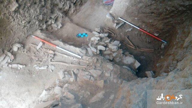 کشف سومین اسکلت اشکانی در تپه اشرف، عکس