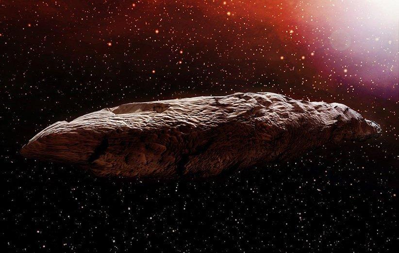 بشر شاهد ورود بقایای دنباله داری از یک منظومه دیگر بوده است