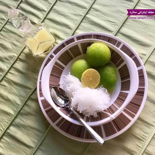 طرز تهیه فالوده شیرازی خانگی با نشاسته