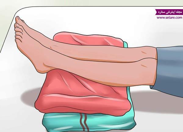 تغییر سایز پا در بارداری (راه های مقابله با ورم و درد پا در بارداری)