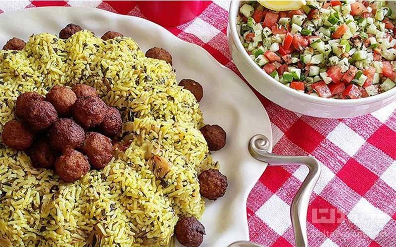 کلم پلو به سبک شیرازی ها