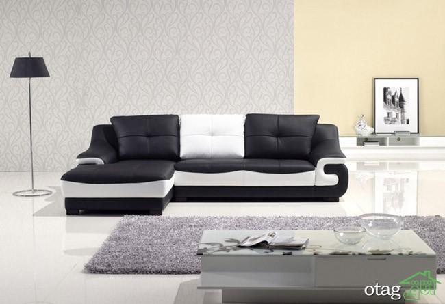 مدل های جدید مبل سیاه و سفید در طرح های مدرن و سنتی