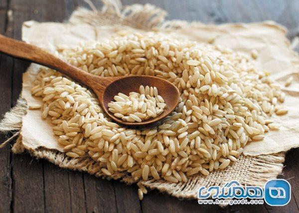 برنج قهوه ای به جای برنج سفید