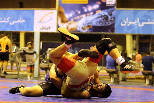 حسین خانی نفر اول وزن 74 کیلوگرم ملی کشتی آزاد شد