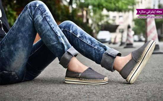 کلکسیون کفش کتانی دخترانه و بسیار شیک