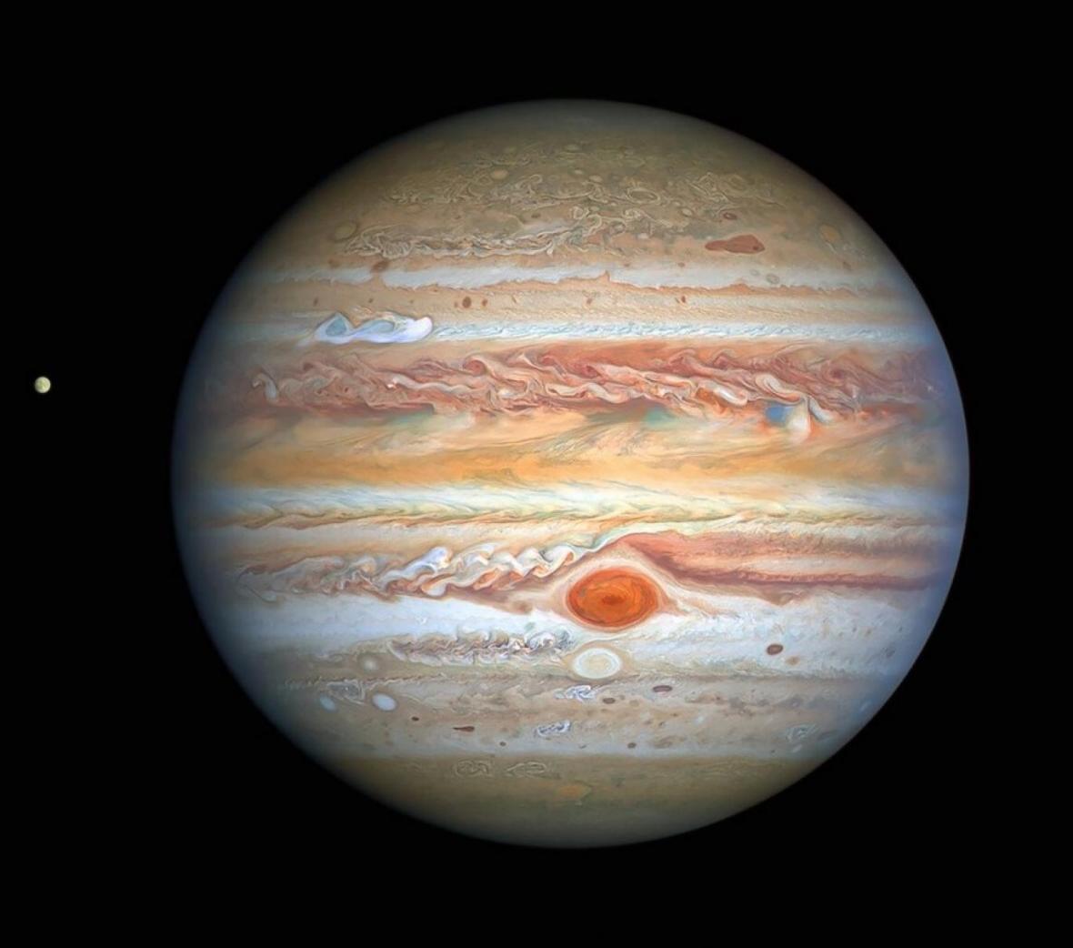 مشاهده اشباح مرموز در جو مشتری