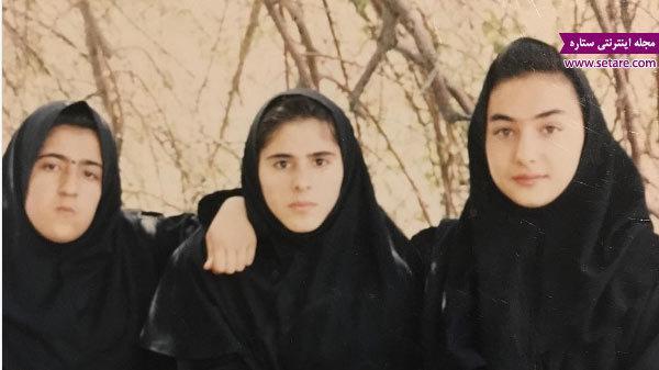 عکس هانیه توسلی وقتی که دبیرستانی بود