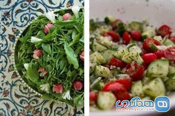 ارزش تغذیه ای سالاد شیرازی بیشتر است یا سبزی خوردن؟