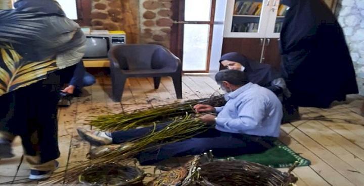 رشته سبدبافی در روستای سنگان تهران احیا می گردد