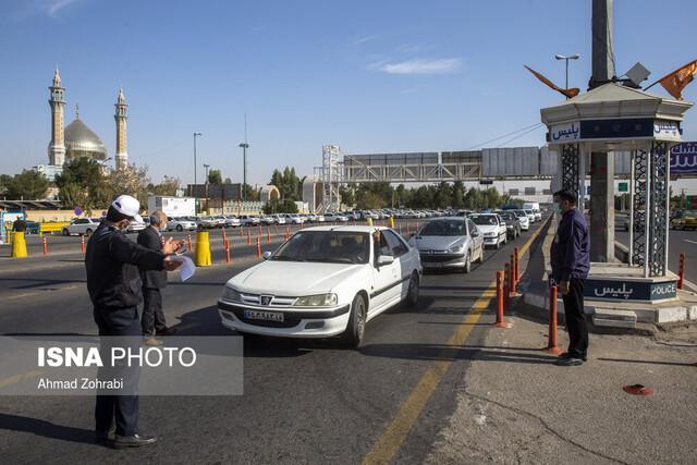 برگرداندن 8196 خودرو از ورودی های شهری استان کرمان