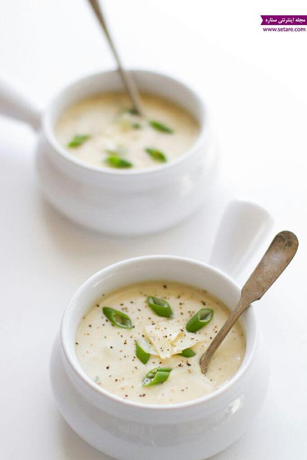 طرز تهیه سوپ سیب زمینی خوشمزه و آسان