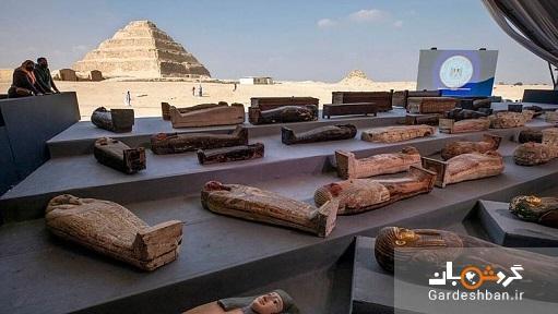 تابوت های کشف شده در سقاره با قدمتی بیش از 2 هزار سال، عکس