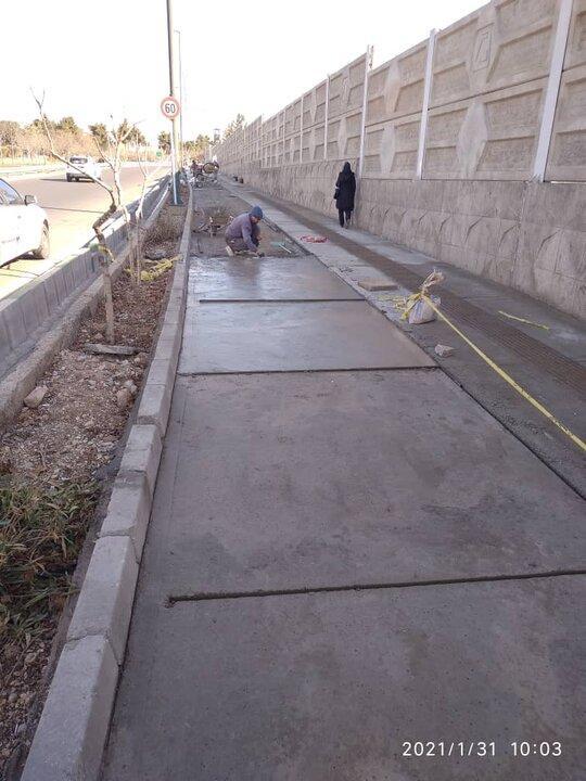 مناسب سازی حاشیه بزرگراه شهید دوران مناسب سازی حاشیه بزرگراه شهید دوران