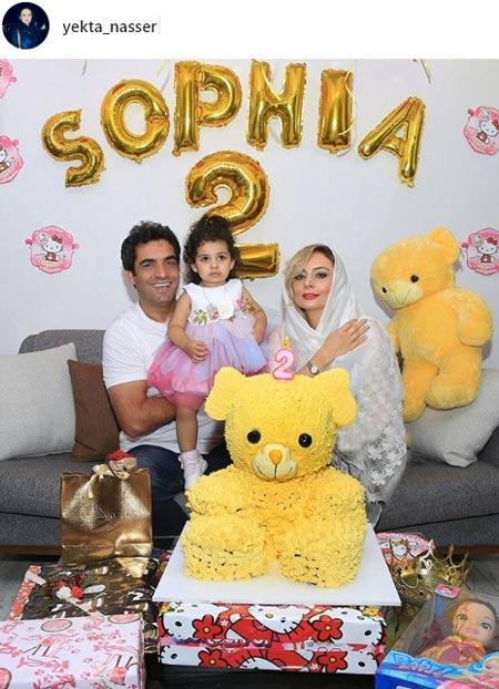 پست های اینستاگرام یکتا ناصر و منوچهر هادی برای تولد سوفیا