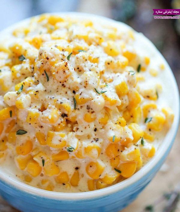 طرز تهیه ذرت مکزیکی لذیذ و خوشمزه