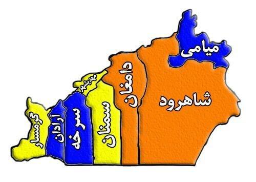 افزایش مناطق نارنجی در استان سمنان