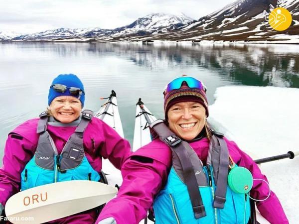 (تصاویر) ماجرای یک سال اقامت دو زن تنها در قطب شمال