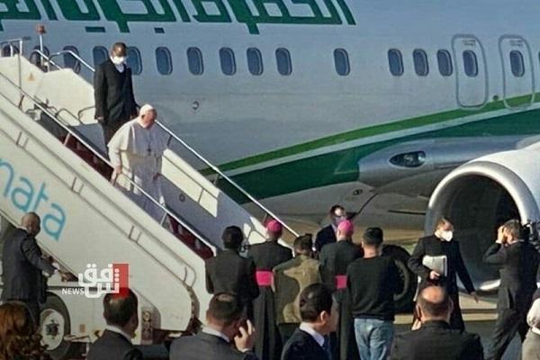 پاپ به خرابه های موصل رفت