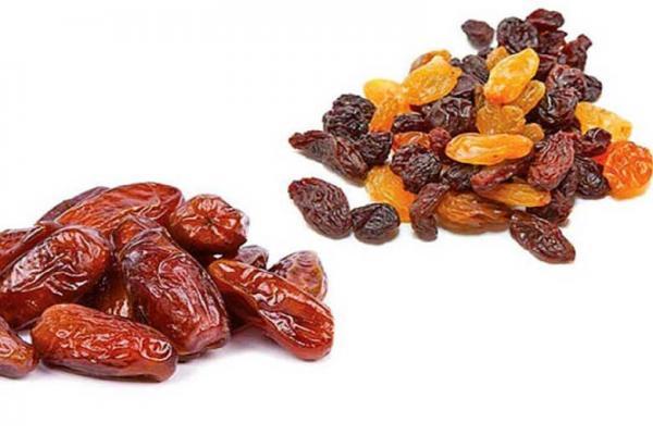 میزان مصرف خرما، توت خشک و کشمش برای بیماران دیابتی