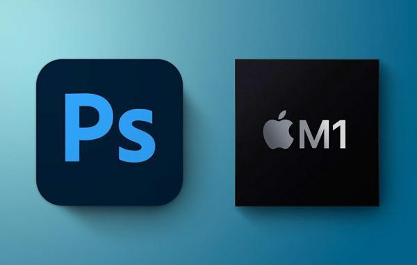 فتوشاپ روی M1 سرعتی %50 بیشتر از مک بوک های 2019 با پردازنده اینتل دارد