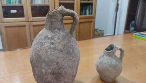 کشف ظروف سفالی مربوط به دوره اشکانی در ابهر