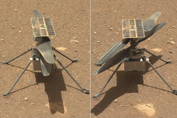 صدای پرواز هلی کوپتر مریخی ثبت شد