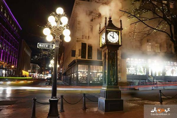 ساعت بخار؛ جاذبه معروف و جالب ونکوور