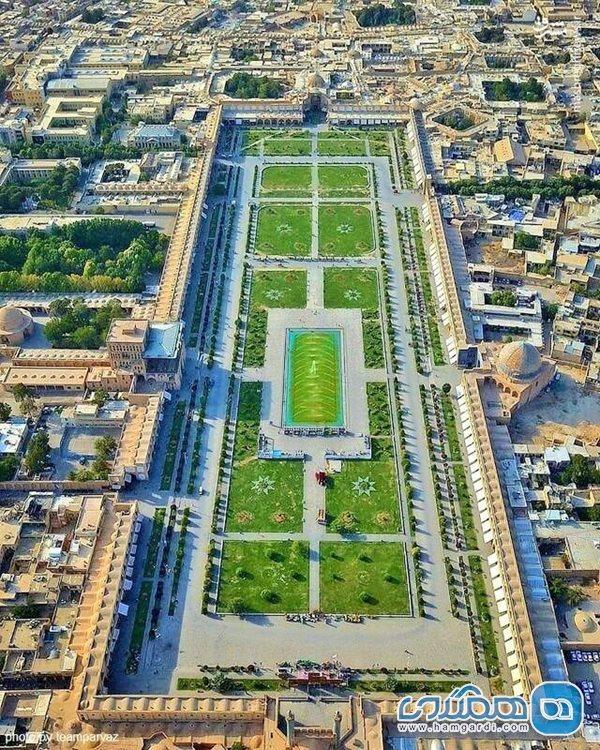 چهار نماد در میدان نقش جهان