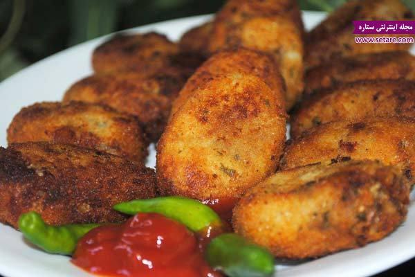 طرز تهیه کتلت مرغ خام (سرخ شده و رژیمی)