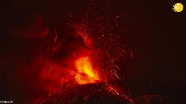 فوران آتشفشان اتنا