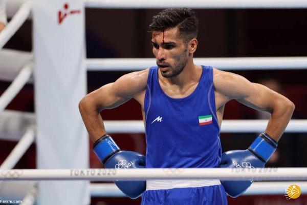 بوکسور ایرانی با خونریزی حذف شد