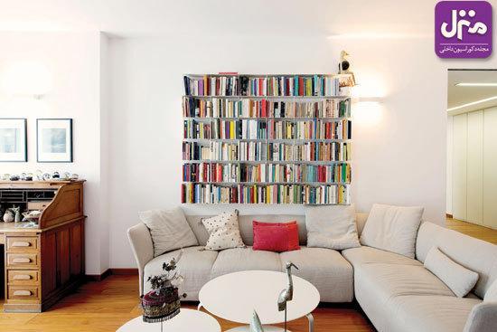 راه چاره هایی برای چیدمان کتابخانه
