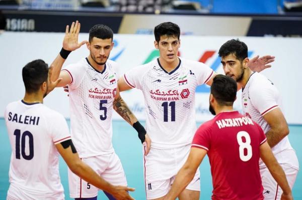 والیبال قهرمانی آسیا، پیروزی قاطعانه ملی پوشان والیبال ایران مقابل کره جنوبی
