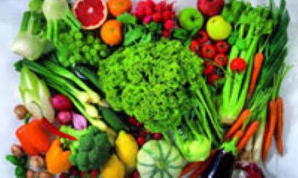 فهرستی از میوه و سبزیجات حاوی آنتی اکسیدان