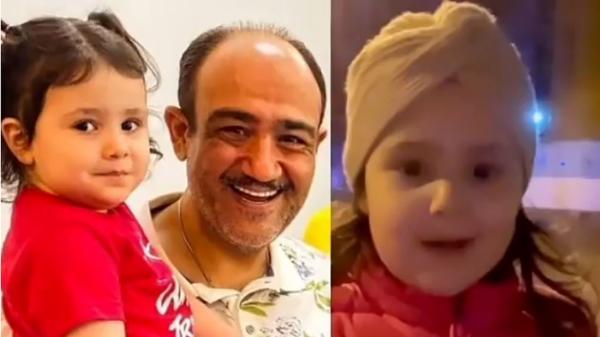 فیلم جانسوز از مهران غفوریان و دخترش بعد از عمل قلب