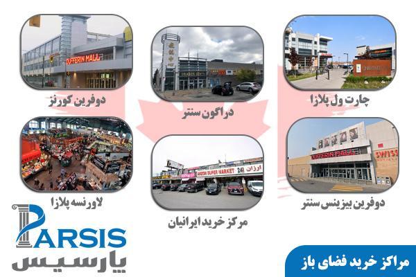 فهرست برترین مراکز خرید تورنتو کانادا