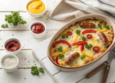 طرز تهیه سوسیس با پنیر چدار؛ آموزش خوراک پنیری لذیذ طرز تهیه سوسیس با پنیر چدار؛ آموزش خوراک پنیری لذیذ