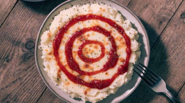 طرز تهیه سیب زمینی با پنیر موزارلا، کشدار و خوشمزه